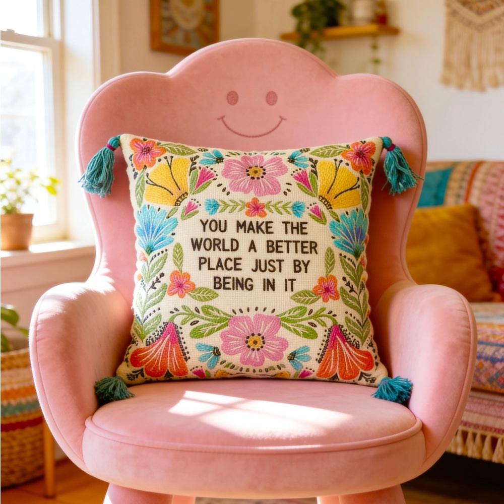 Colorful Throw Pillow